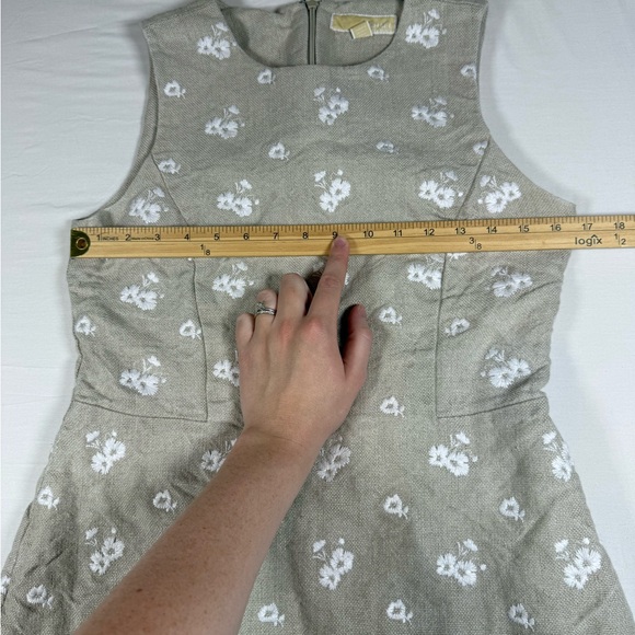 Michael Kors linen floral Sleeveless Dress - Picture 10 of 11